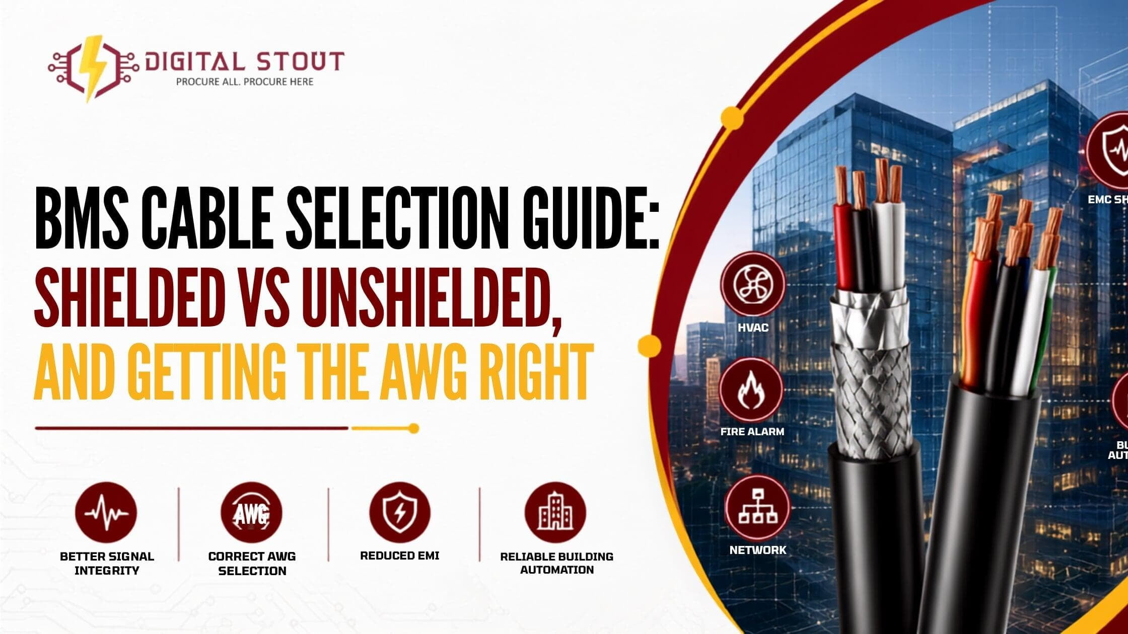 BMS Cable Selection Guide: Shielded vs Unshielded, and Getting the AWG Right